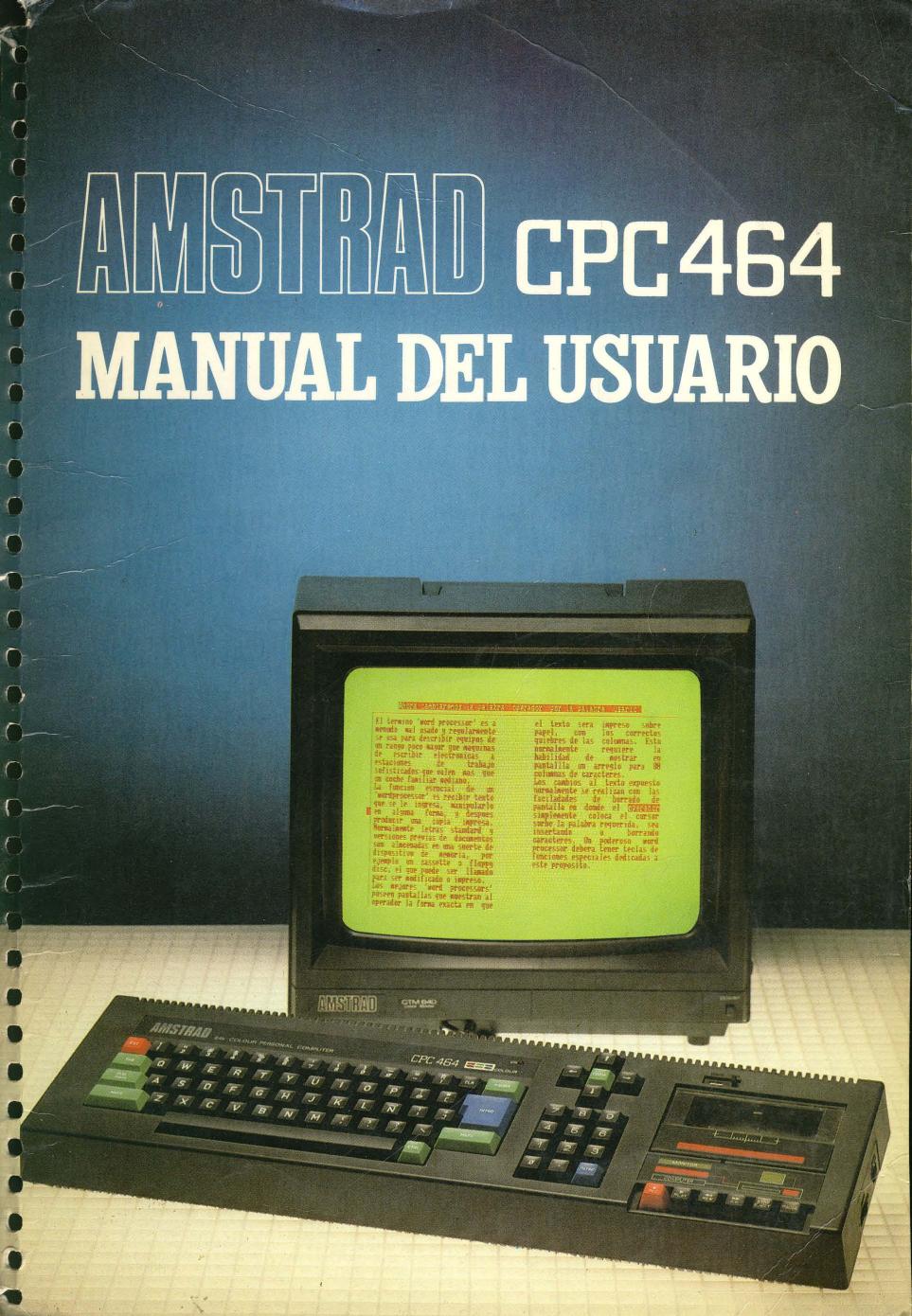 Manual de Usuario Amstrad CPC 464