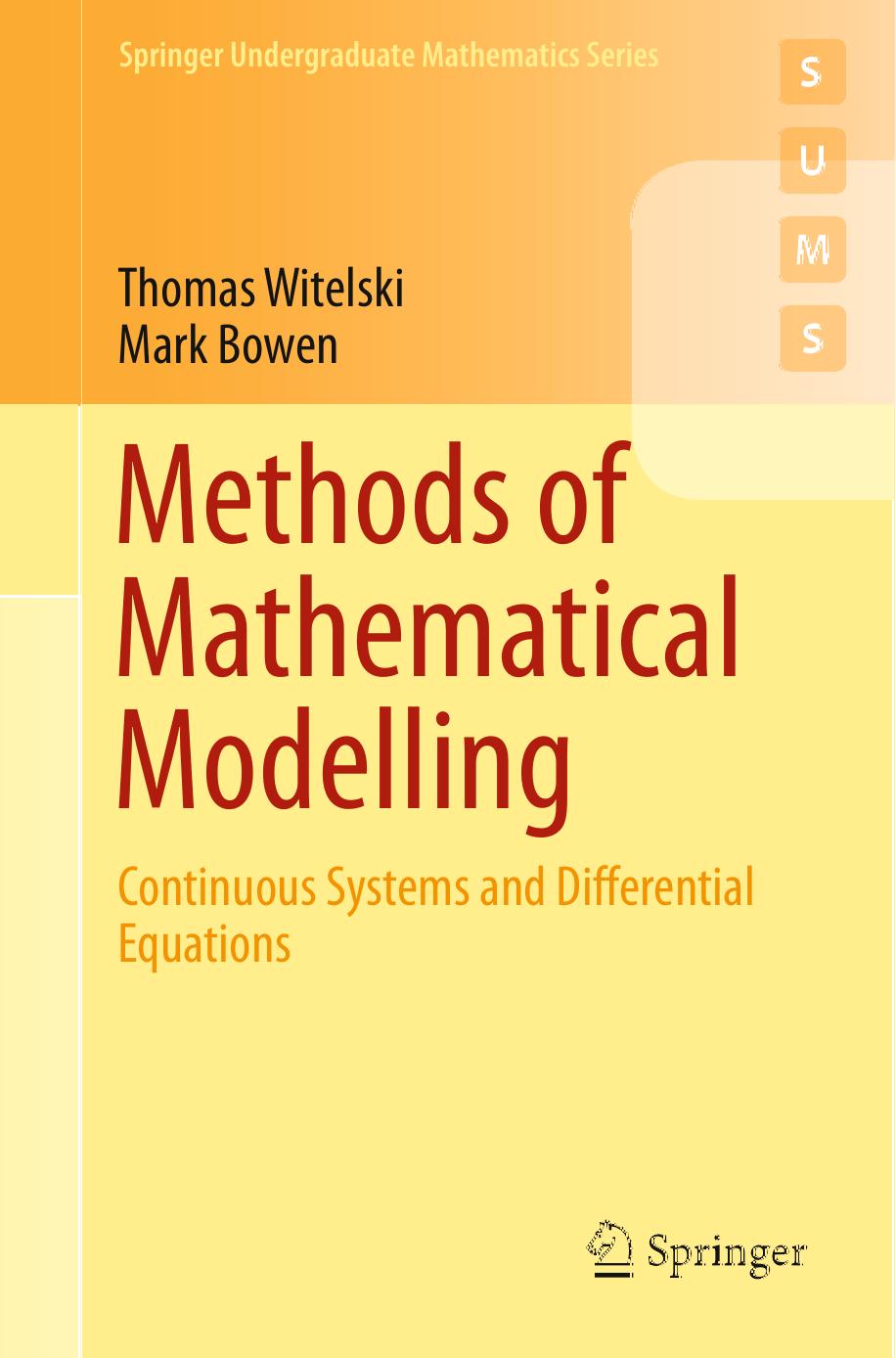 2015 Book MethodsOfMathematicalModelling