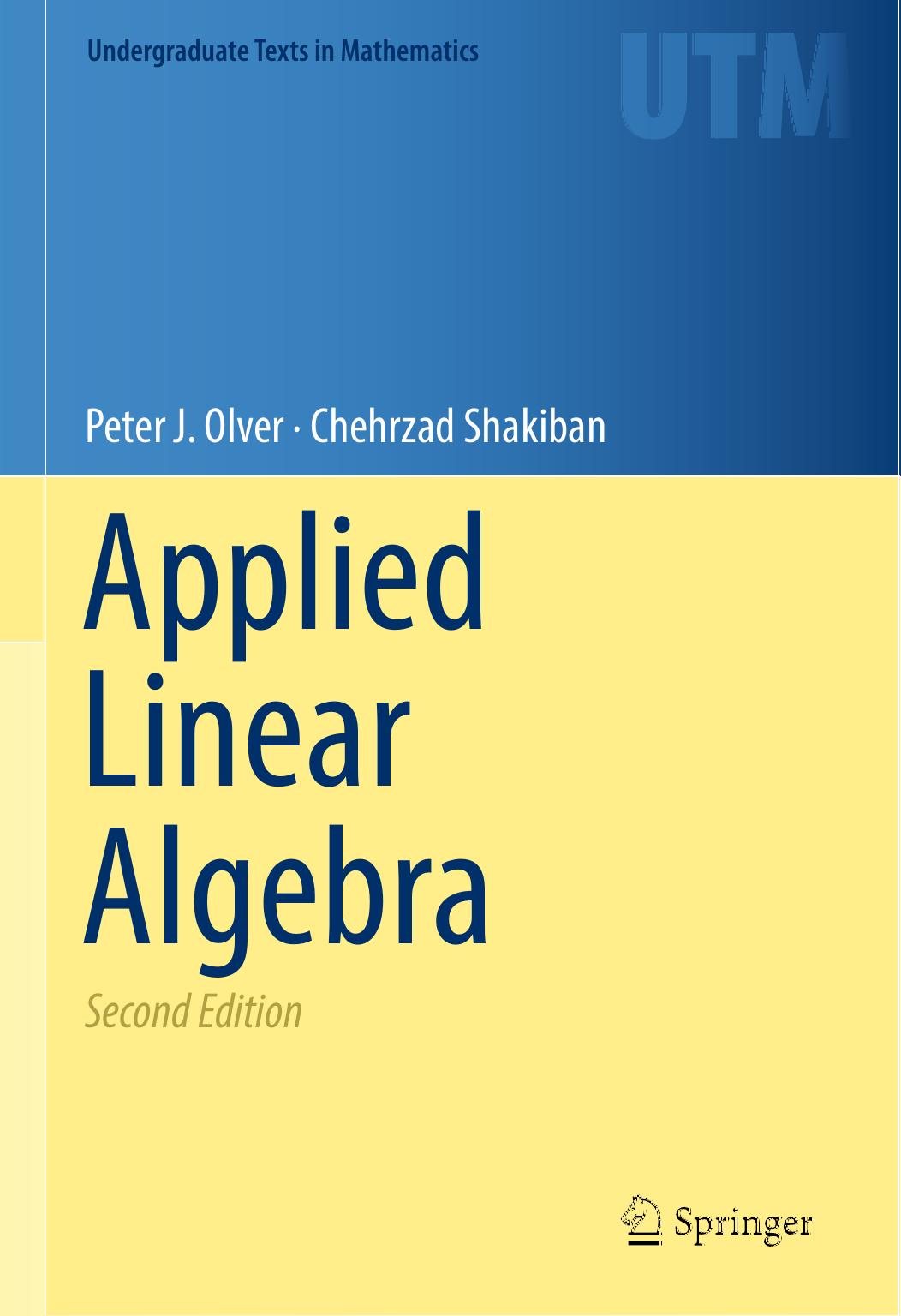 2018 Book AppliedLinearAlgebra