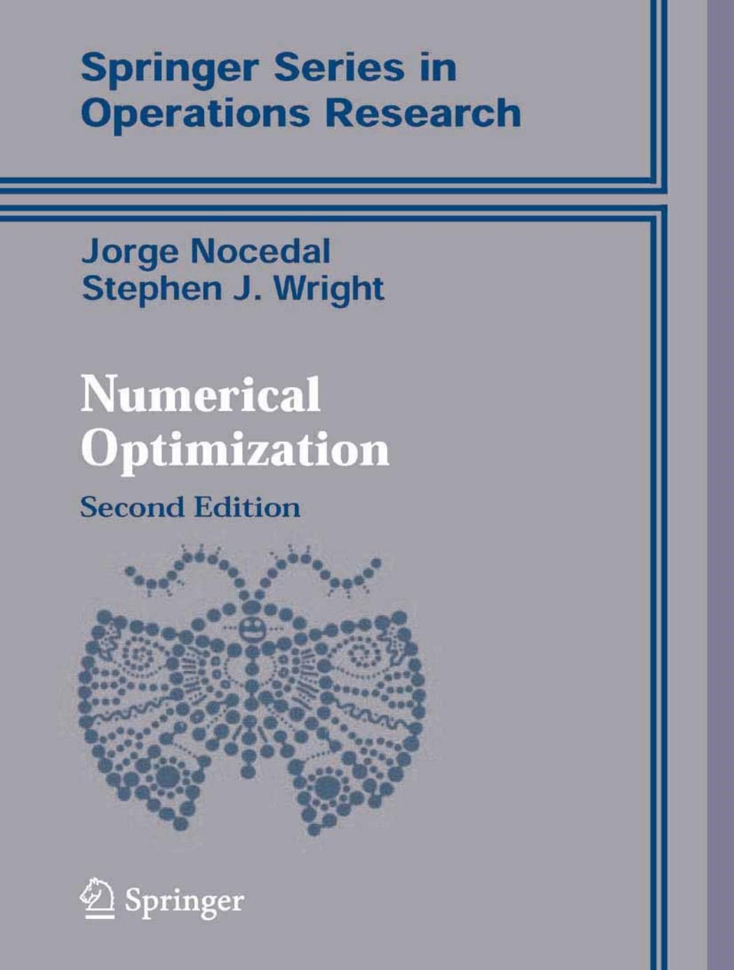 2006 Book NumericalOptimization