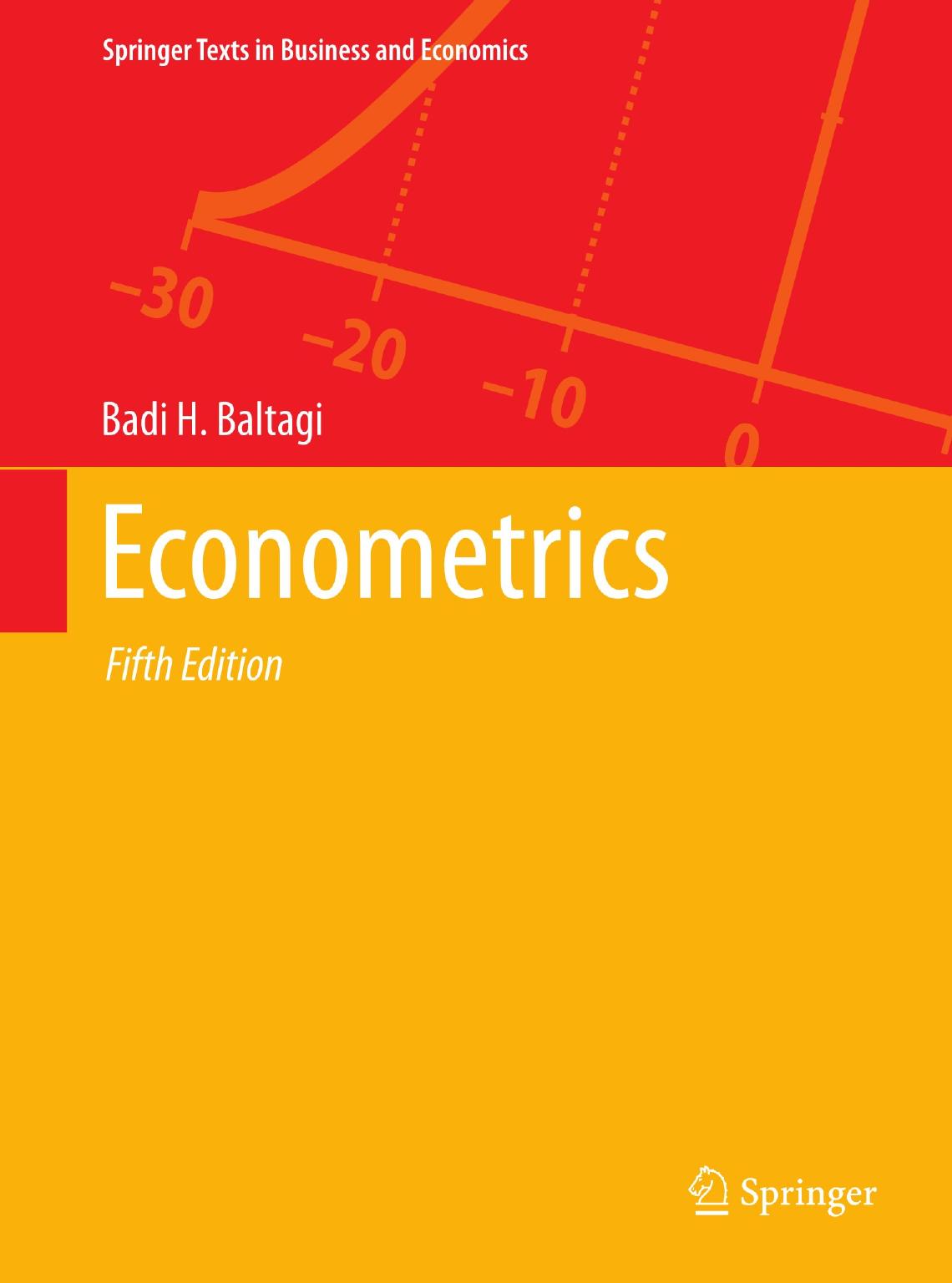 2011 Book Econometrics