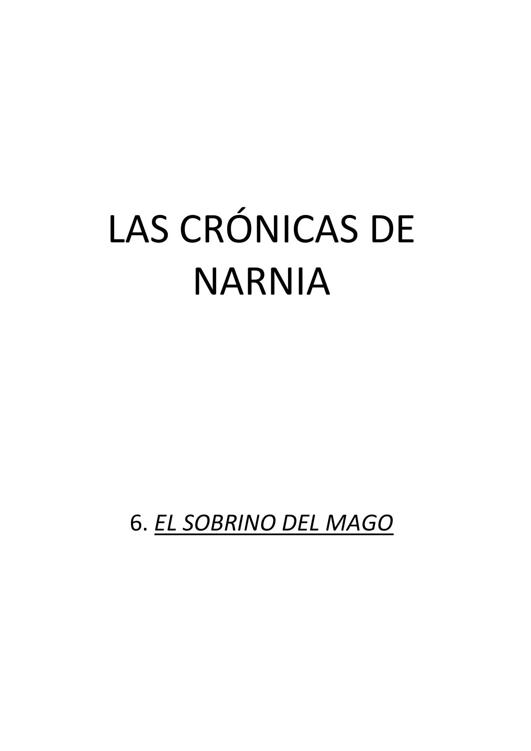 06. El sobrino del mago