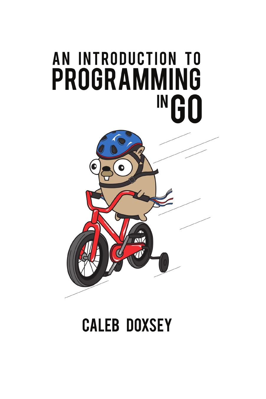 An Introduction to Programing in Go
