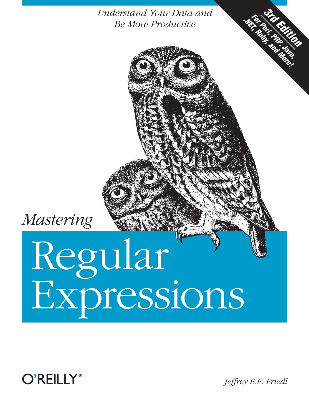 Mastering Regular Expressions, Third Edition